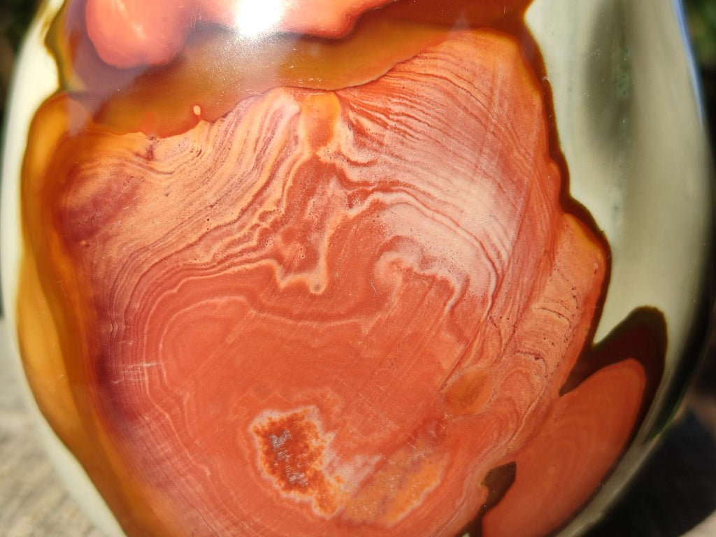 Polished Large Polychrome Jasper Standing Display Piece x 1 From NW Coast, Madagascar - Toprock Gemstones and Minerals 