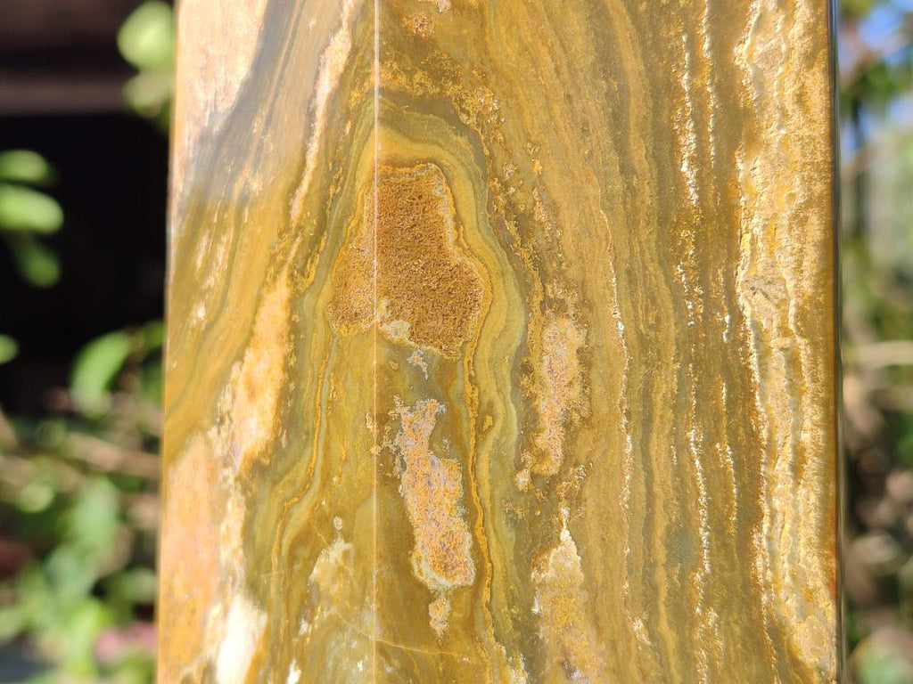 Polished XL Ocean Jasper Tower x 1 From Northwest Coast, Madagascar - Toprock Gemstones and Minerals 