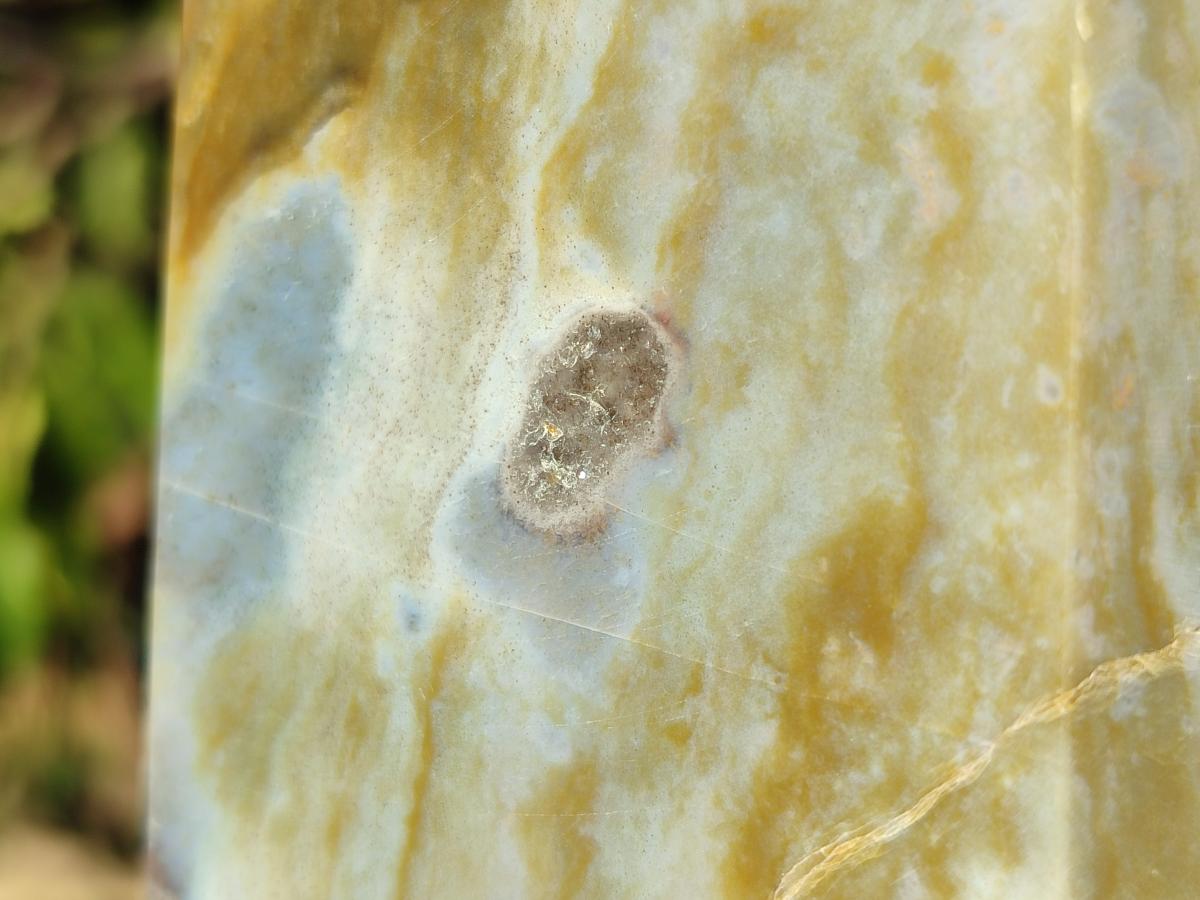 Polished XL Ocean Jasper Tower x 1 From Northwest Coast, Madagascar - Toprock Gemstones and Minerals 