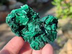 Natural Silky Malachite Specimens x 12 From Kasompe, Congo - Toprock Gemstones and Minerals 