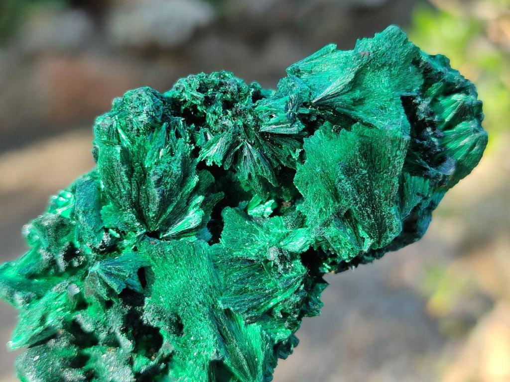 Natural Silky Malachite Specimens x 12 From Kasompe, Congo - Toprock Gemstones and Minerals 
