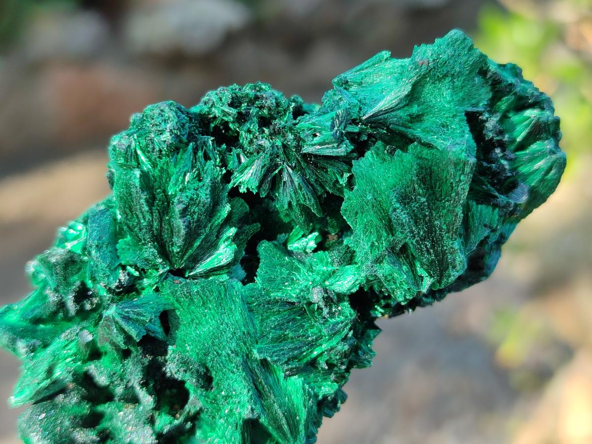 Natural Silky Malachite Specimens x 12 From Kasompe, Congo - Toprock Gemstones and Minerals 