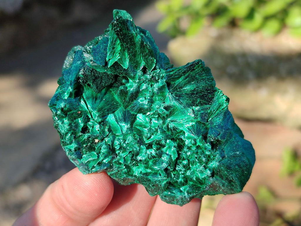 Natural Silky Malachite Specimens x 12 From Kasompe, Congo - Toprock Gemstones and Minerals 