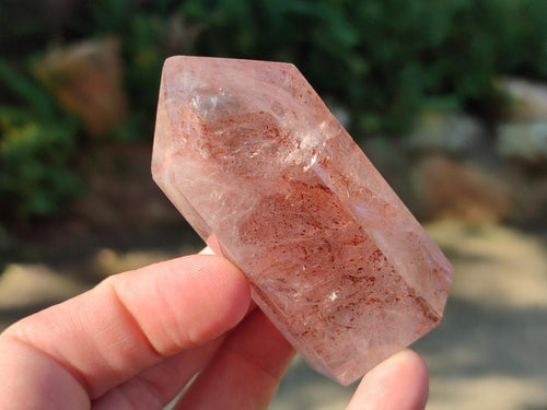 Polished Red Hematoid Quartz Display Crystals x 12 From Ambatondrazaka, Madagascar - Toprock Gemstones and Minerals 