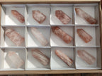 Polished Red Hematoid Quartz Display Crystals x 12 From Ambatondrazaka, Madagascar - Toprock Gemstones and Minerals 