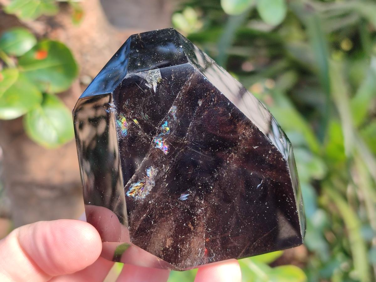 Polished Mixed Smokey Quartz Crystals x 3 From Madagascar - Toprock Gemstones and Minerals 