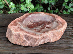Polished Large Red Podocarpus Petrified Wood Bowl x 1 From Mahajanga, Madagascar - Toprock Gemstones and Minerals 