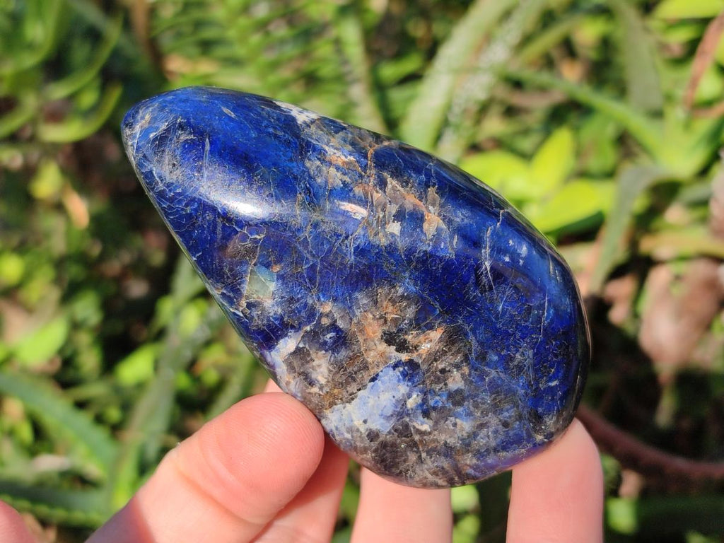 Polished Dumortierite Standing Display Pieces x 6 From Madagascar - Toprock Gemstones and Minerals 