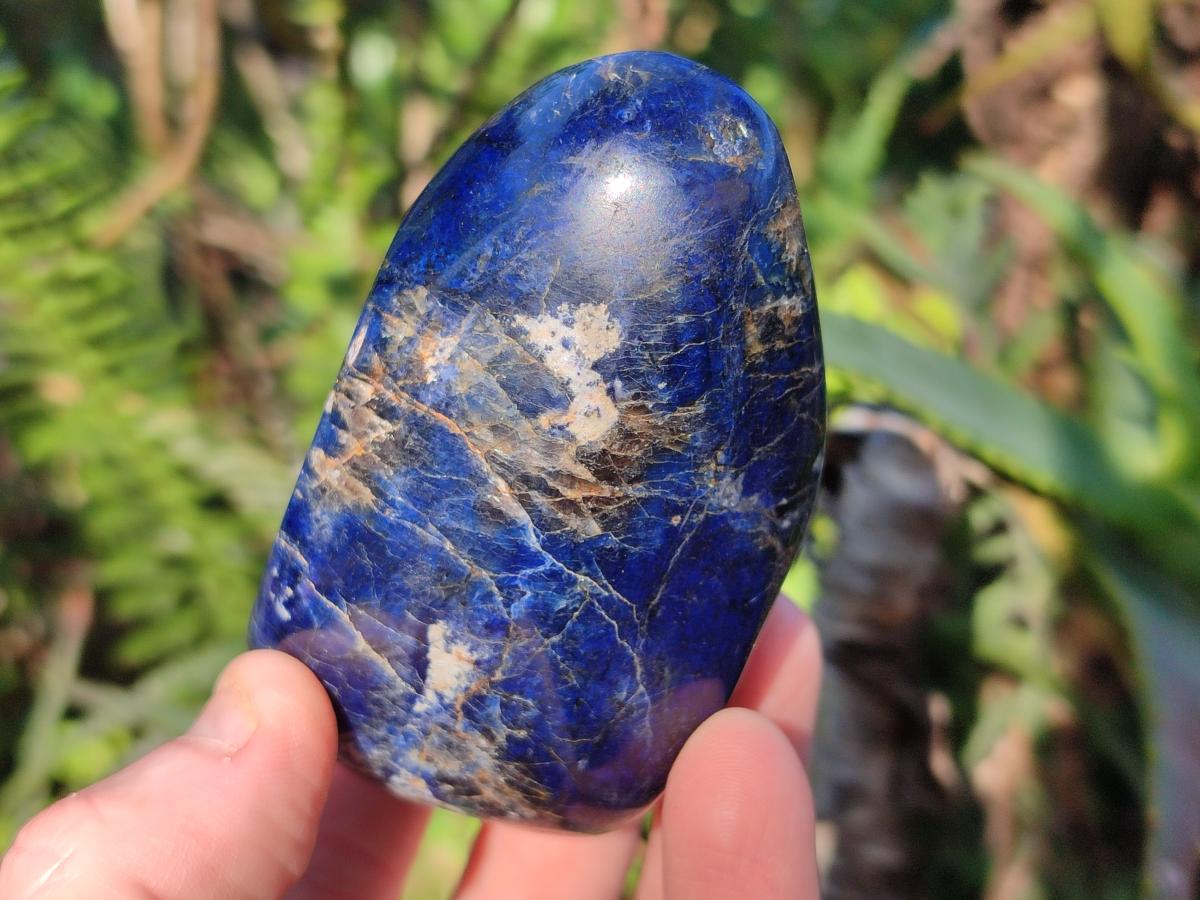 Polished Dumortierite Standing Display Pieces x 6 From Madagascar - Toprock Gemstones and Minerals 