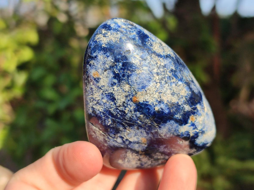 Polished Dumortierite Standing Display Pieces x 6 From Madagascar - Toprock Gemstones and Minerals 
