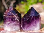 Polished Small Dark Amethyst Crystals x 20 From Akansobe, Madagascar - Toprock Gemstones and Minerals 