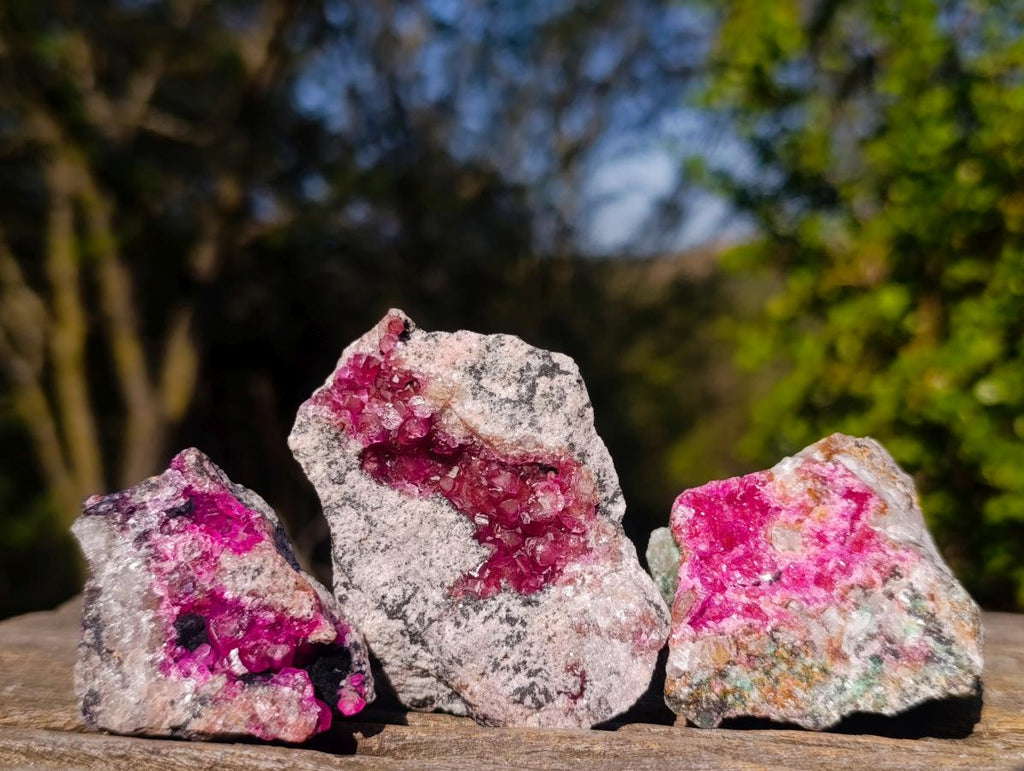Natural Small Spherocobaltite Specimens with Heterogenite x 33 From Musonoi Mine, Congo - Toprock Gemstones and Minerals 