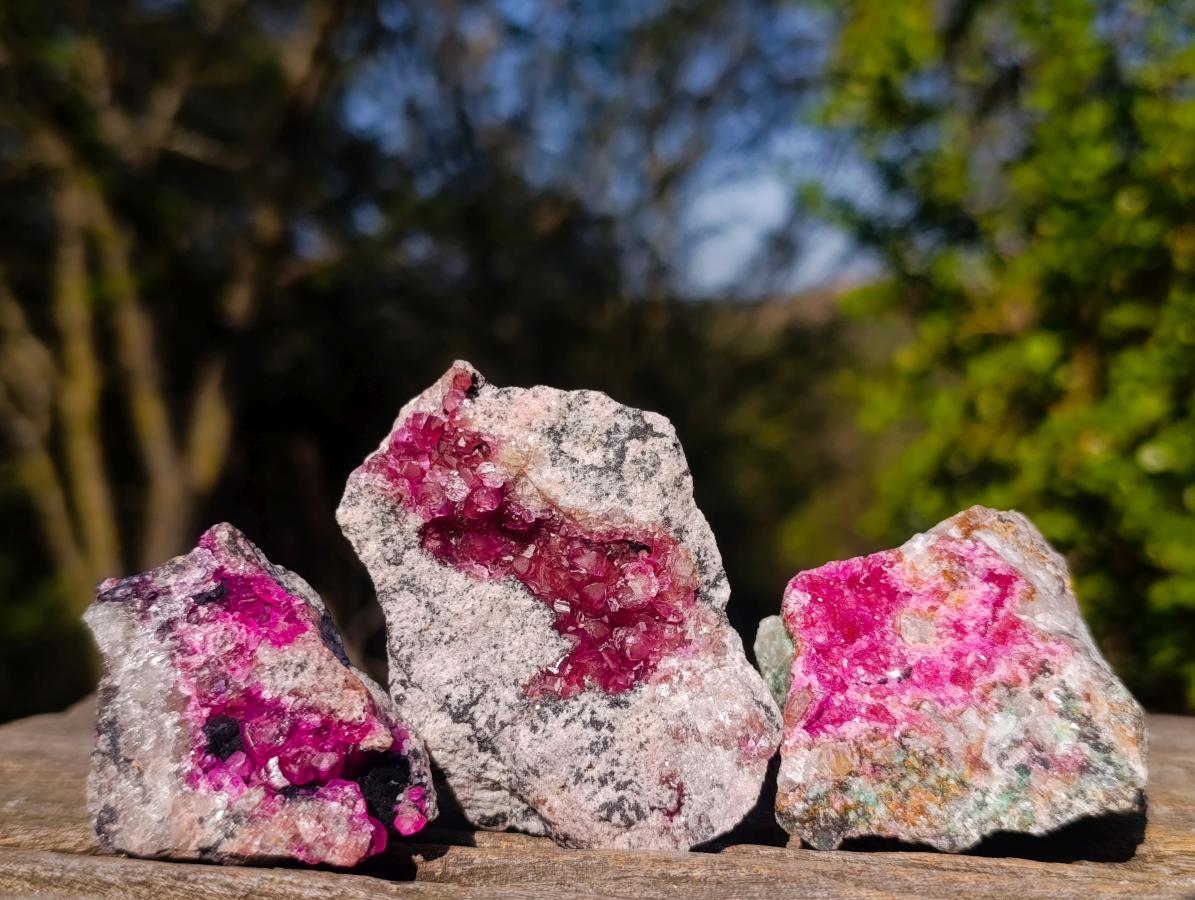 Natural Small Spherocobaltite Specimens with Heterogenite x 33 From Musonoi Mine, Congo - Toprock Gemstones and Minerals 
