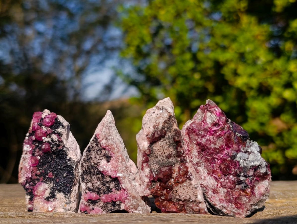 Natural Small Spherocobaltite Specimens with Heterogenite x 33 From Musonoi Mine, Congo - Toprock Gemstones and Minerals 