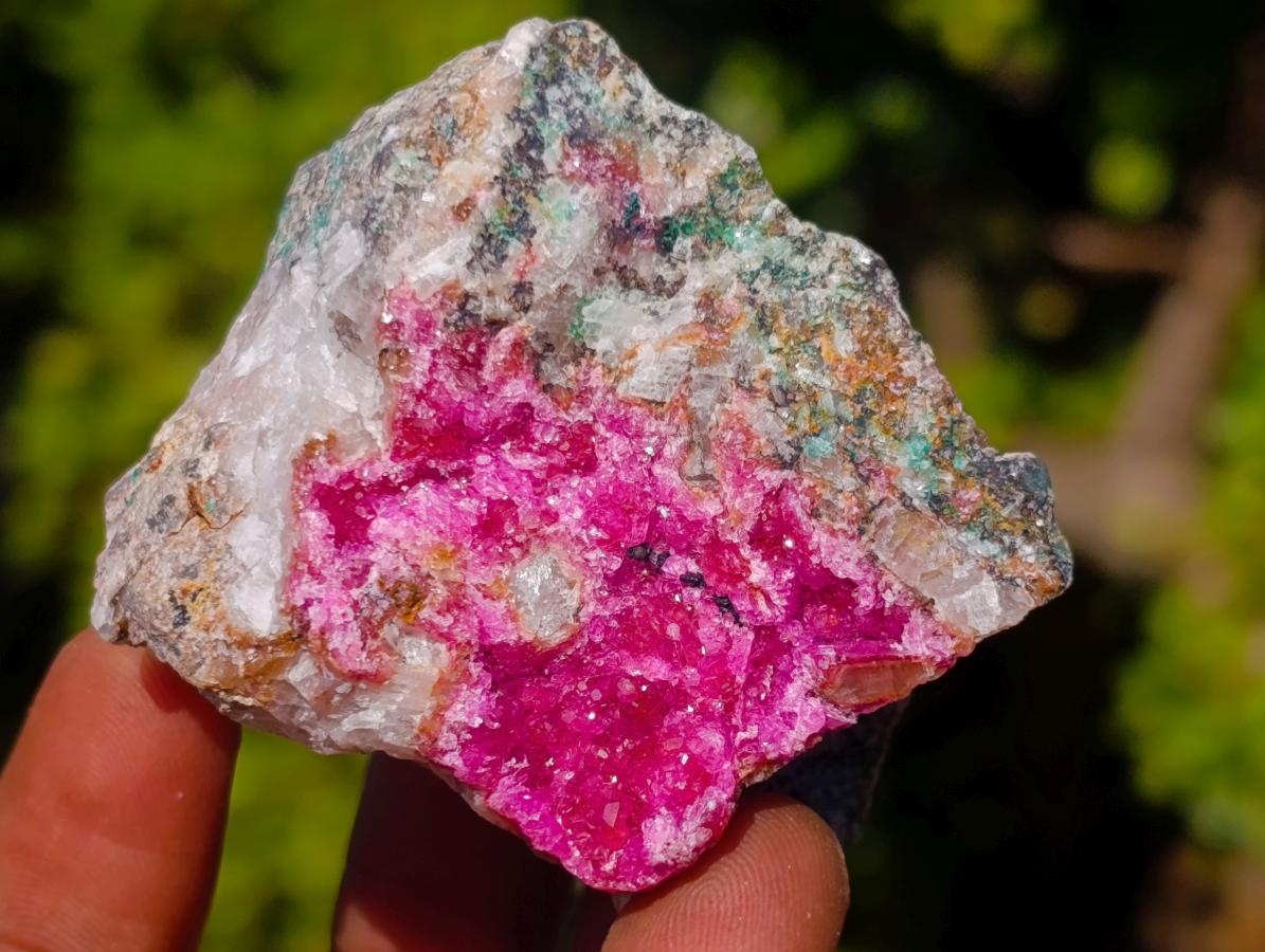 Natural Small Spherocobaltite Specimens with Heterogenite x 33 From Musonoi Mine, Congo - Toprock Gemstones and Minerals 