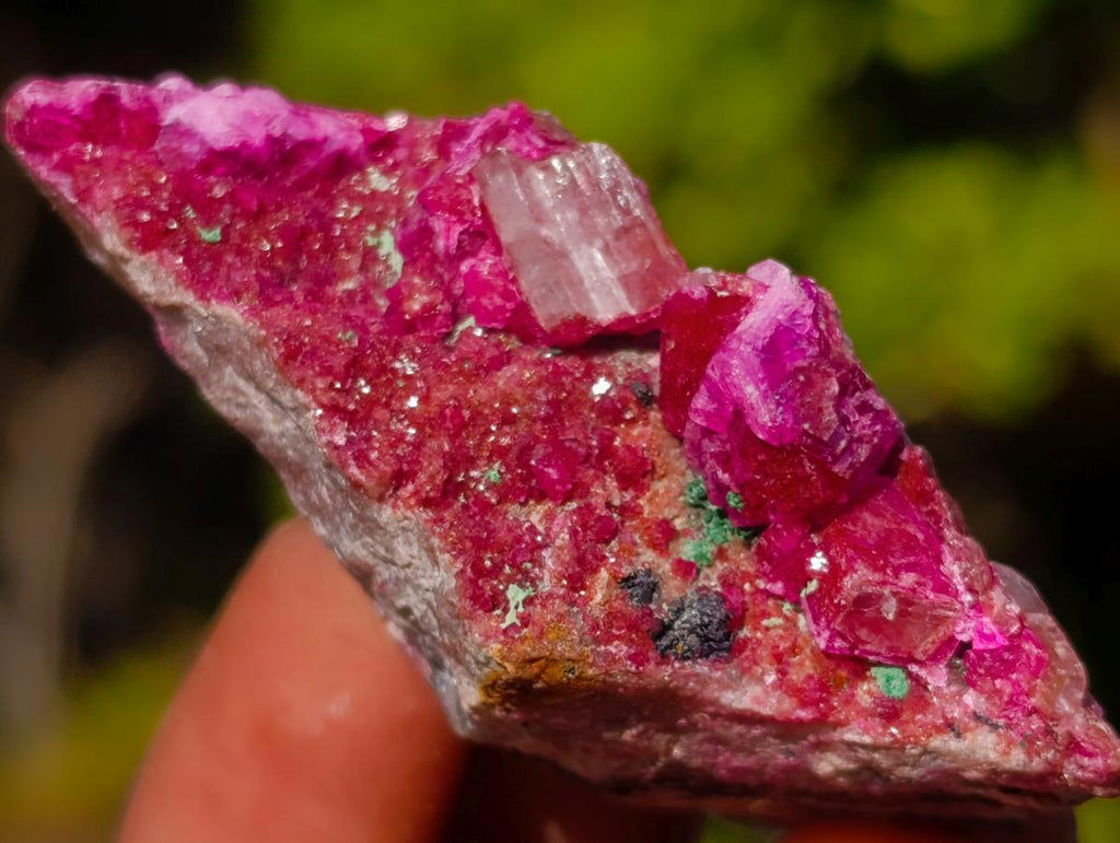 Natural Small Spherocobaltite Specimens with Heterogenite x 33 From Musonoi Mine, Congo - Toprock Gemstones and Minerals 