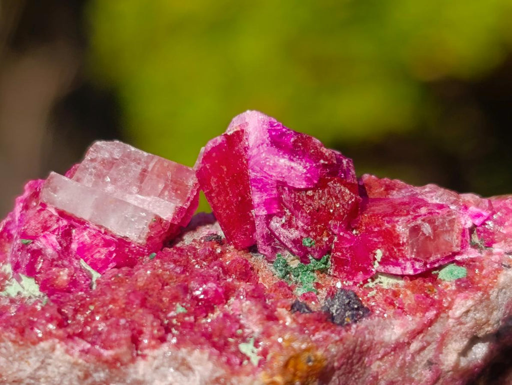 Natural Small Spherocobaltite Specimens with Heterogenite x 33 From Musonoi Mine, Congo - Toprock Gemstones and Minerals 