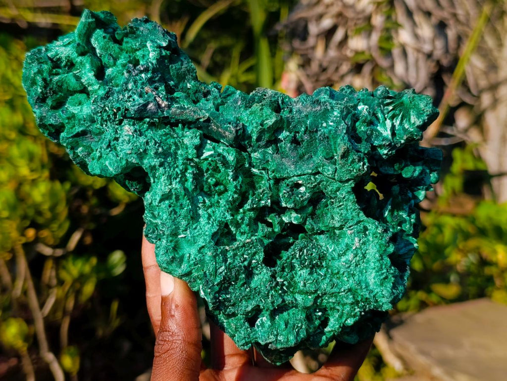 Natural Large Cabinet Size Silky Malachite Specimen x 1 From Kasompe, Congo - Toprock Gemstones and Minerals 