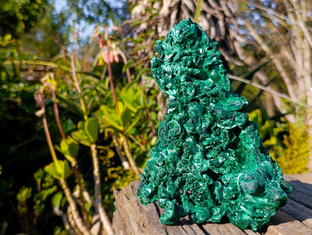 Natural Large Cabinet Size Silky Malachite Specimen x 1 From Kasompe, Congo - Toprock Gemstones and Minerals 