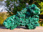 Natural Large Cabinet Size Silky Malachite Specimen x 1 From Kasompe, Congo - Toprock Gemstones and Minerals 