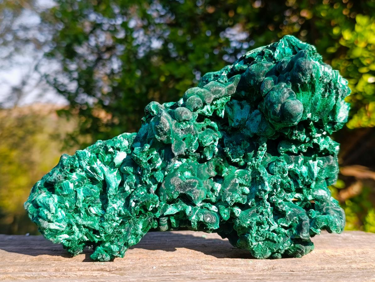 Natural Large Cabinet Size Silky Malachite Specimen x 1 From Kasompe, Congo - Toprock Gemstones and Minerals 