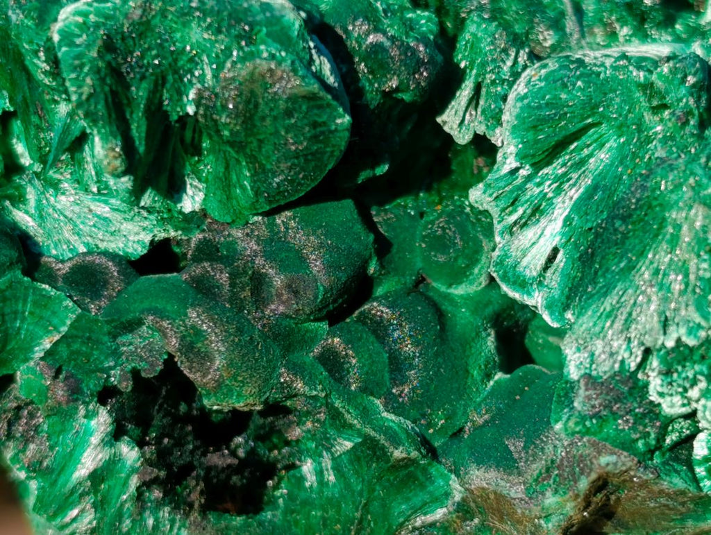 Natural Large Cabinet Size Silky Malachite Specimen x 1 From Kasompe, Congo - Toprock Gemstones and Minerals 