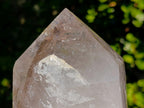 Polished Smokey Window Quartz Crystals x 2 From Madagascar - Toprock Gemstones and Minerals 