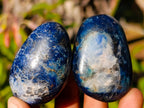 Polished Dumortierite Galets x 35 From Madagascar - Toprock Gemstones and Minerals 
