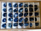 Polished Dumortierite Galets x 35 From Madagascar - Toprock Gemstones and Minerals 