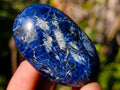 Polished Dumortierite Galets x 35 From Madagascar - Toprock Gemstones and Minerals 
