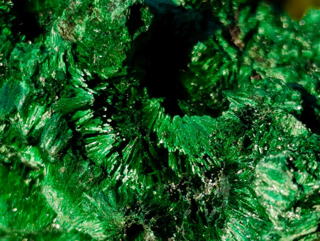 Natural Cabinet Size Silky Malachite Specimens x 6 From Kasompe, Congo - Toprock Gemstones and Minerals 