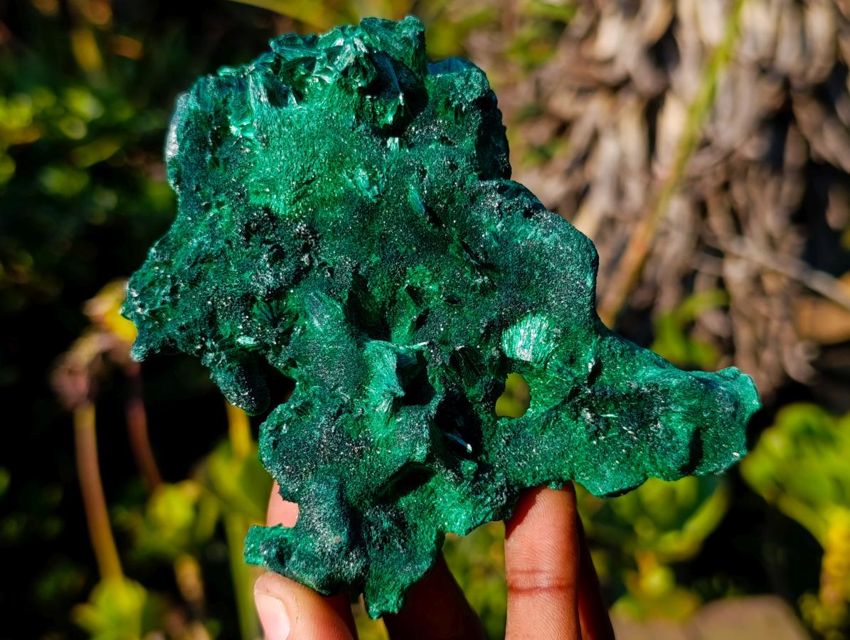 Natural Cabinet Size Silky Malachite Specimens x 6 From Kasompe, Congo - Toprock Gemstones and Minerals 