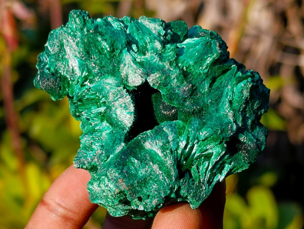 Natural Cabinet Size Silky Malachite Specimens x 6 From Kasompe, Congo - Toprock Gemstones and Minerals 