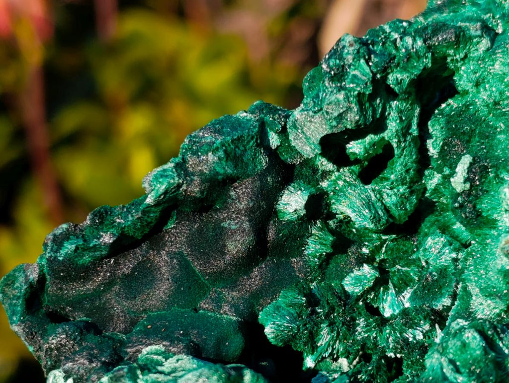 Natural Cabinet Size Silky Malachite Specimens x 6 From Kasompe, Congo - Toprock Gemstones and Minerals 