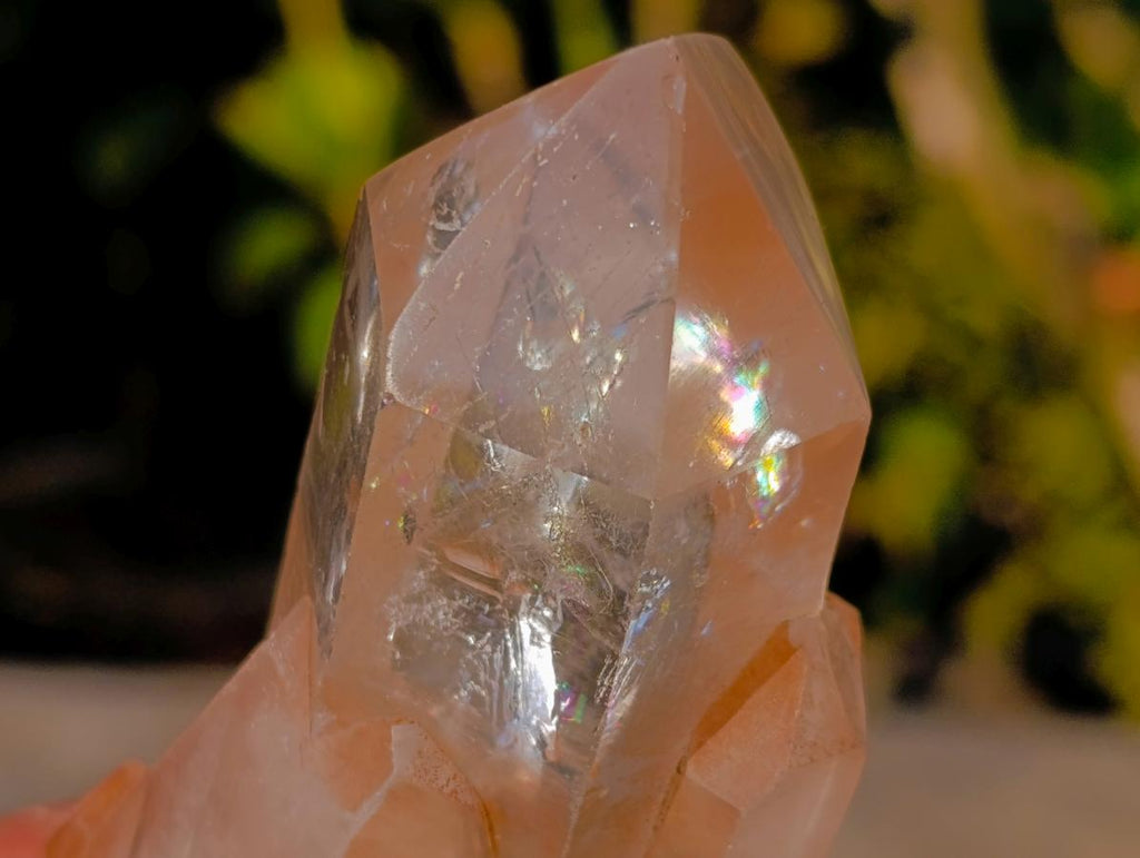 Polished Quartz Crystals with Inclusions x 6 From Madagascar - Toprock Gemstones and Minerals 