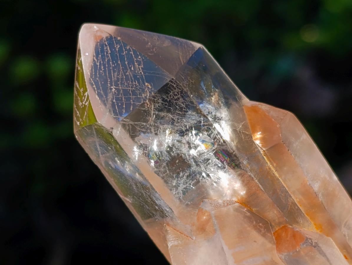 Polished Quartz Crystals with Inclusions x 6 From Madagascar - Toprock Gemstones and Minerals 