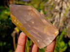 Polished Quartz Crystals with Inclusions x 6 From Madagascar - Toprock Gemstones and Minerals 