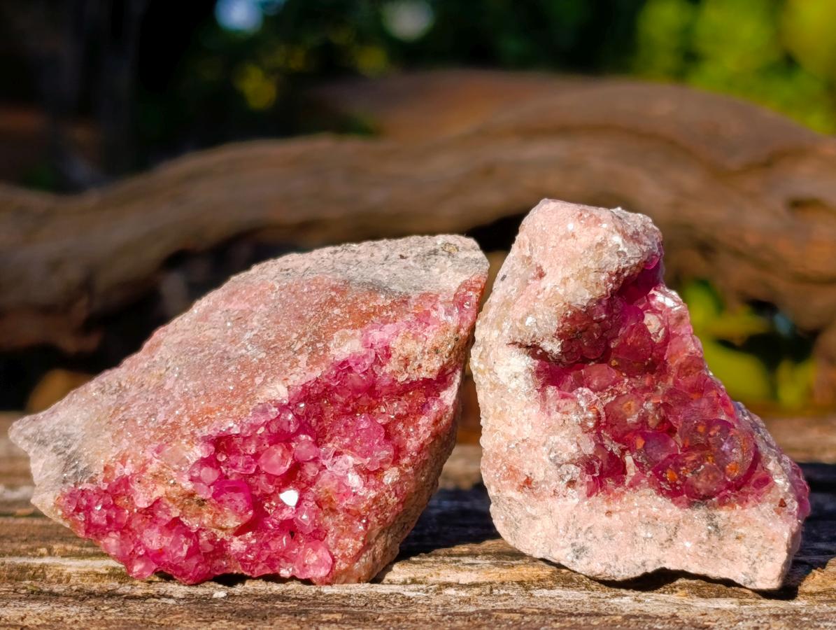 Natural Spherocobaltite Specimens x 12 From Musonoi Mine, Congo - Toprock Gemstones and Minerals 