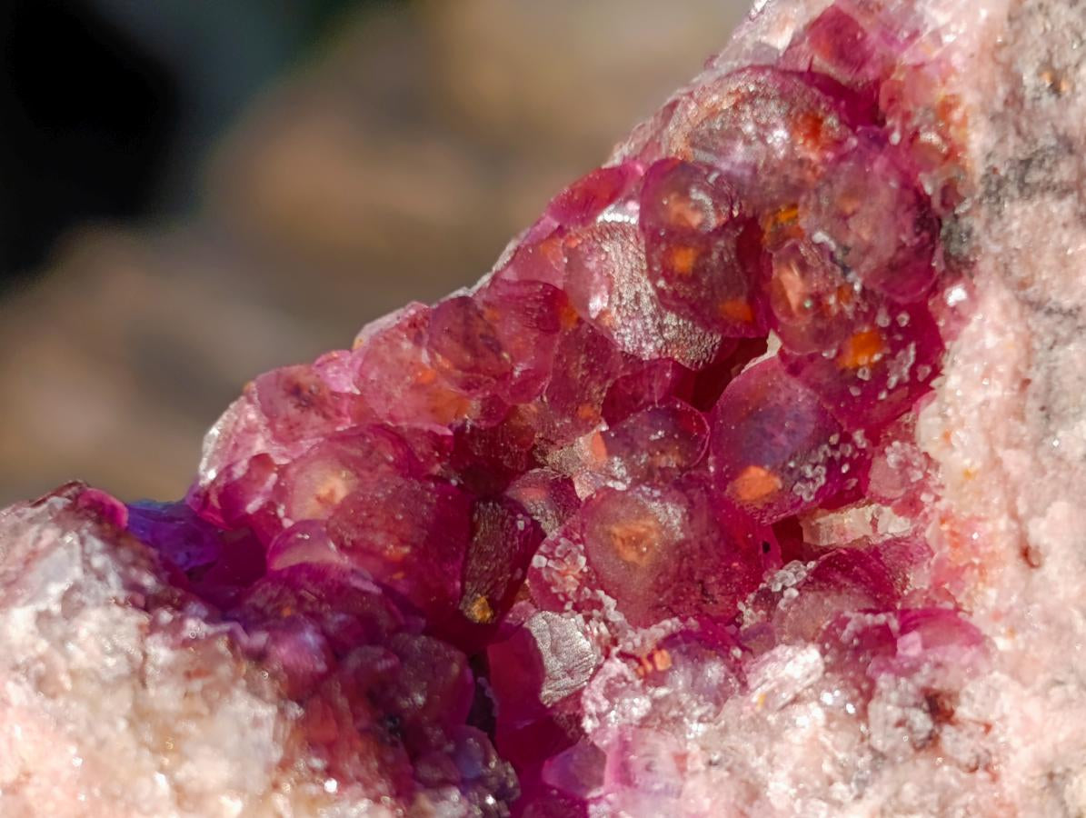 Natural Spherocobaltite Specimens x 12 From Musonoi Mine, Congo - Toprock Gemstones and Minerals 