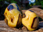 Polished Septerye Eggs with Crystalline Centres x 6 From Mahajanga, Madagascar - Toprock Gemstones and Minerals 