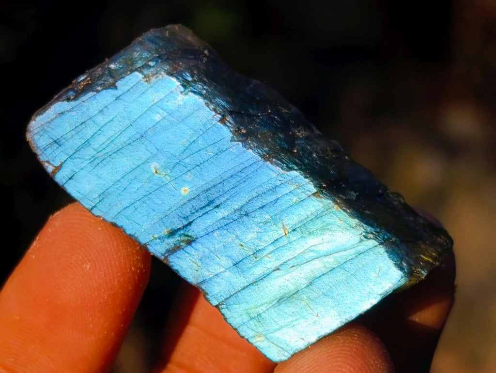 Polished One Side Labradorite Specimens x 70 From Madagascar - Toprock Gemstones and Minerals 