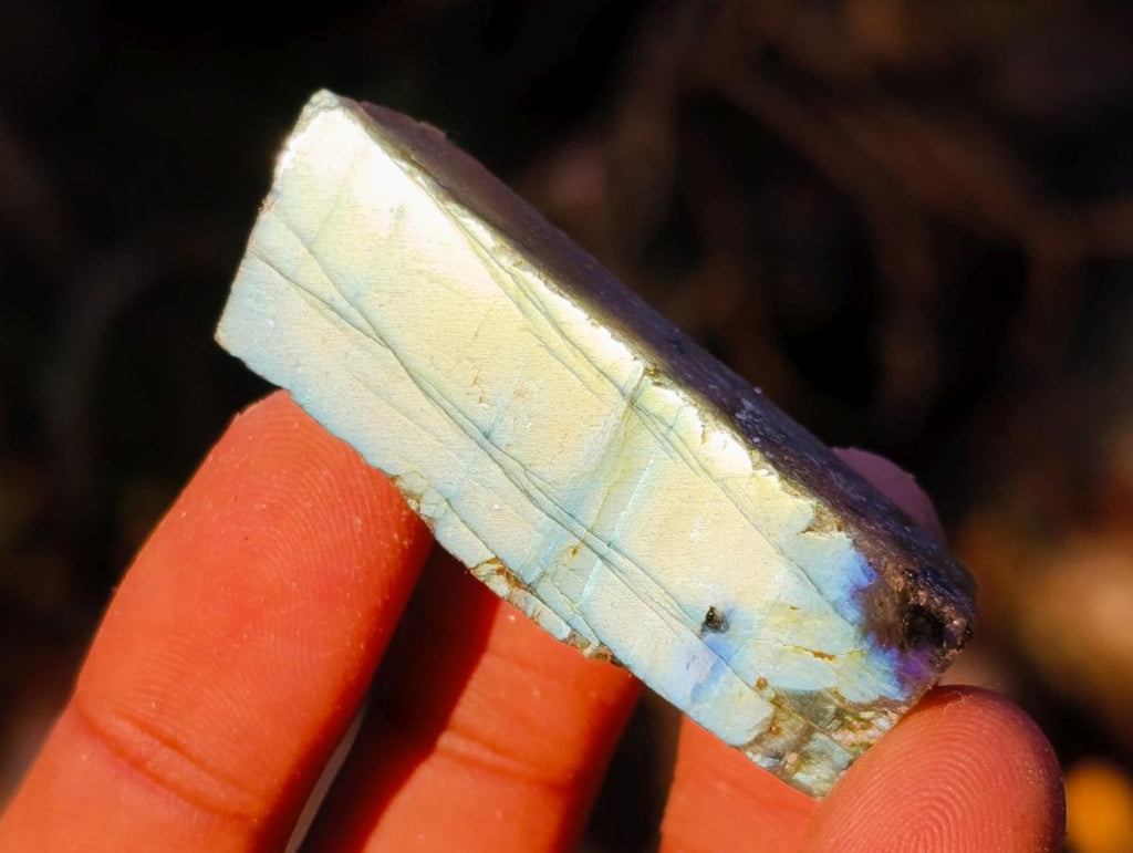 Polished One Side Labradorite Specimens x 70 From Madagascar - Toprock Gemstones and Minerals 