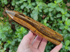 Polished Golden Tigers Eye Display Crystals x 4 From Prieska, South Africa - Toprock Gemstones and Minerals 