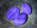 Polished Watermelon Fluorite Palm Stones x 12 From Uis, Namibia - Toprock Gemstones and Minerals 