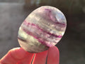 Polished Watermelon Fluorite Palm Stones x 12 From Uis, Namibia - Toprock Gemstones and Minerals 