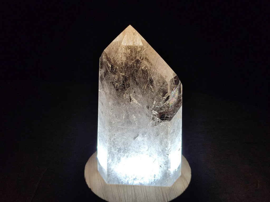 Polished Smokey Quartz Standing Display Crystals x 2 From Madagascar - Toprock Gemstones and Minerals 
