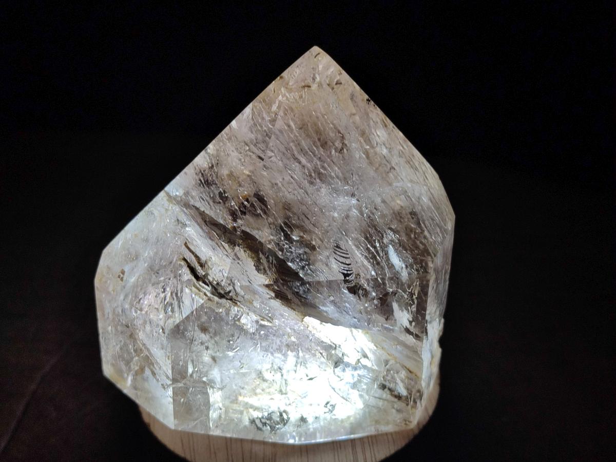 Polished Smokey Quartz Standing Display Crystals x 2 From Madagascar - Toprock Gemstones and Minerals 