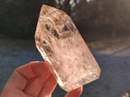 Polished Smokey Quartz Standing Display Crystals x 2 From Madagascar - Toprock Gemstones and Minerals 