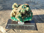 Natural Rare Bladed Barite with Malachite Specimens x 3 From Shangulowé Mine, Congo - Toprock Gemstones and Minerals 