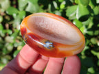 Polished Small Carnelian Agate Gemstone Bowls x 12 From Madagascar - Toprock Gemstones and Minerals 